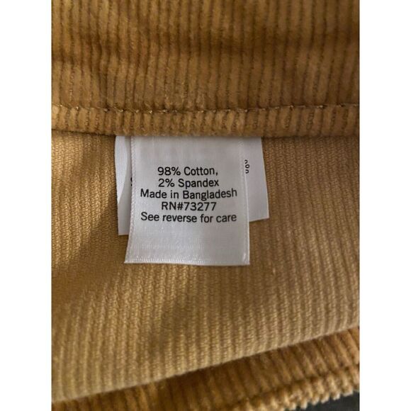 SO Women's Mini Corduroy Skirt Sz‎ Jr 3/26W Mustard Yellow Tie Up Front Side Zip - Picture 6 of 6